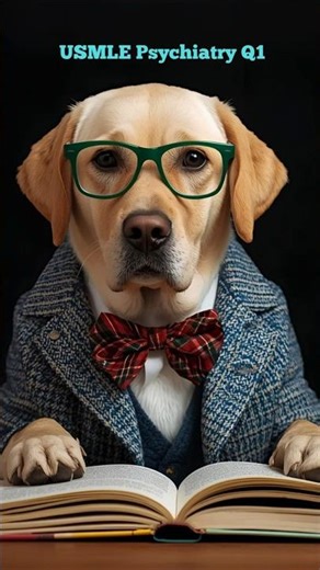 USMLE Psychiatry Question 1 #Board_ready_psych #USMLE #shelf #residency #psychiatry #education