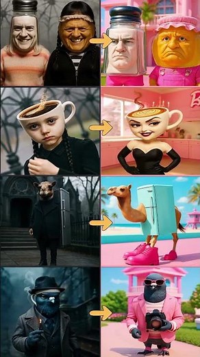 Wednesday VS Barbie Italian Brainrot