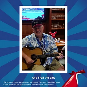 5.4K views · 287 reactions | See why Casino players everywhere love sailing with Carnival! Sign up for our Fun Match program and you could be eligible for a FREE* CRUISE! *Excludes tax, fees, port expenses and deposit. Terms and conditions apply to free offers and Fun Match program. Check carnival.com/fmterms | Carnival Cruise Line | Facebook