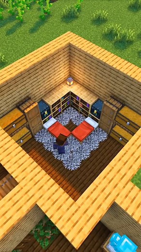 Minecraft Underground house #Minecraft#minecraftbuilding #minecrafttutorial | Traveler シ