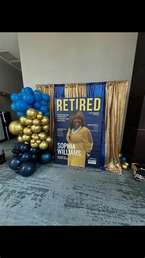 Quick, easy, retirement party set up. #retirementparty #secondretirement