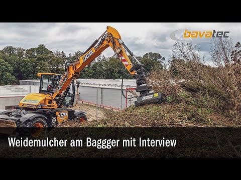 Bagger Mulcher Minibagger Forstmulcher Weidemulcher Fliegl Bavatec