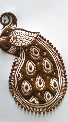 Beautiful peacocks 🦚 mehandi designs #mehndi #peacock #shorts #reels