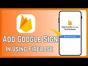 How To Add Google Sign in To Android App Using Firebase | Full Guide