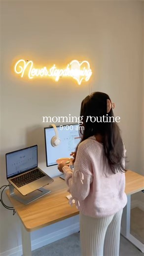 asmr wfh morning routine with timestamps #asmr #morningroutine #mymorningroutine #dayinmylifevlog