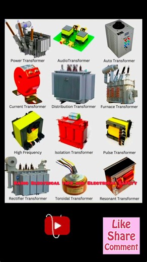 Types of Transformers #transformers #electricalsafetytips #electricalindia#electrical #satyaele2025