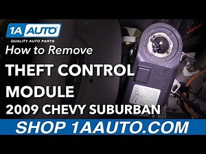 How to Replace Theft Control Module 07-14 Chevrolet Suburban
