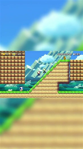 monkey see, monkey do ahh moment 😭 #supermariomaker2 #fails #gaming