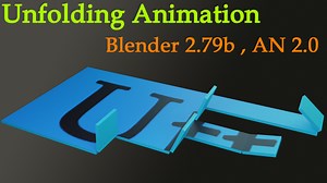 Unfolding Animation using Animation nodes