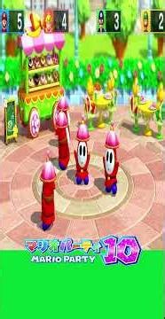 Shy Guy Shuffle - Mario Party 10 Master Level #shorts #funnyminigames