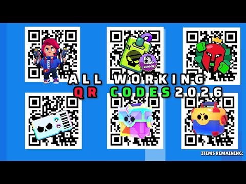 ALL WORKING 2026. NEW BRAWLER QR CODE BRAWLPASS AND PIN AND ICON🤩