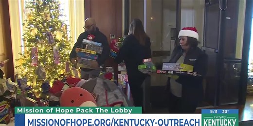 Tanner Marshall - Don Franklin Mission of Hope Pack the Lobby