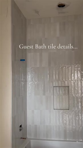 Decorating with White Long Tiles: A Fresh Bathroom Mosaic