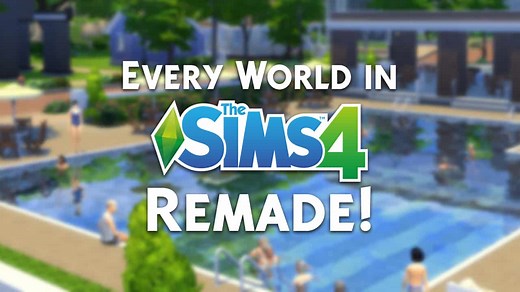Every world in The Sims 4 remade by lilsimsie