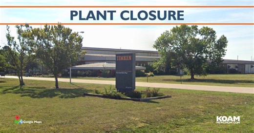 Timken announces gradual shutdown of Fort Scott plant