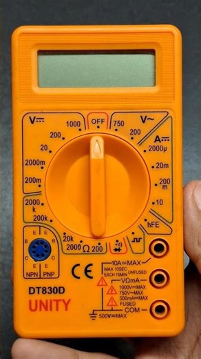 DT830D Multimeter - Best Multimeter under ₹200 for all #shorts #multimeter #dt830d