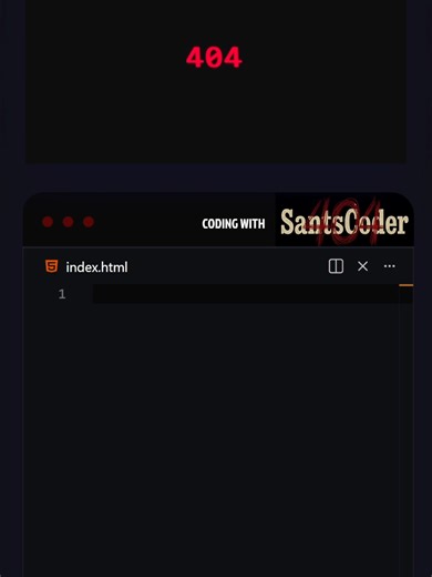Glitch Text com HTML, CSS e JavaScript | Project #08 – SantsCoder YouTube: https://www.youtube.com/@santscoder404