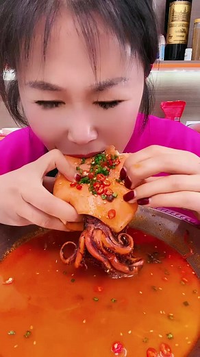 Yummy Eating Show | ASMR Eating Octopus 🐙 Eps191 #reelsviralシ#fypシ゚viralシ#reelschallenge#funnyvideo#eating | Solar Cambodian II