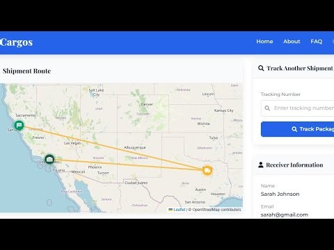 Shipping & Courier Laravel Script, Live Google Maps Tracking, Admin Panel | Source Code Available