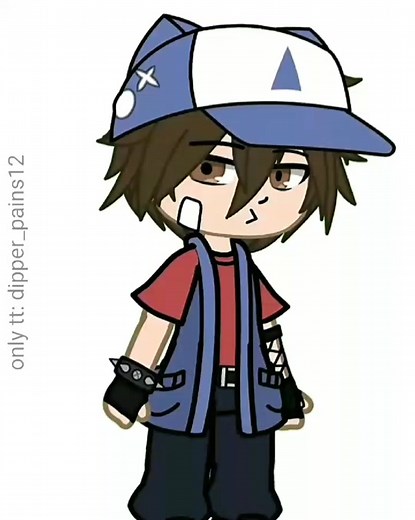 Exploring Dipper Pines from Gravity Falls in Gacha Club