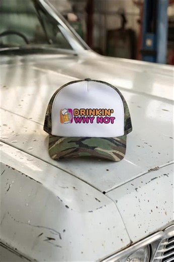 Mesh Cap Trucker Hat: Camouflage Style for Men