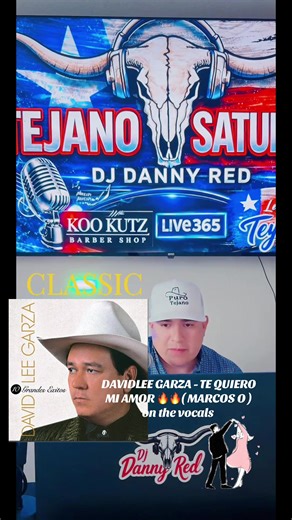 🔥 PURO TEJANO VIBES TONIGHT 🔥 We just played a Tejano classic from the legendary David Lee Garza – “Te Quiero Mi Amor” 🎶❤️ Nothing hits the heart like the old school Tejano sound that built our culture. If you know, you KNOW! 💃 Turn it up 🪗 Feel the accordion to the 🎷 🎶 And keep supporting Tejano music From the 210 to your speakers… DJ Danny Red bringing that Puro Cachetito! #Tejano #PuroTejano #DavidLeeGarza #TejanoMusic #DJDannyRed @Official DLG y los Musicales