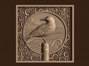 Seagull 3D STL File - Etsy