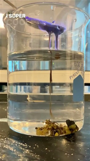 Heating sulfur #chemistry #chemicaleducation #shortscreator