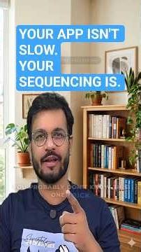 Your App Isn't Slow — Your Sequencing Is (Google's Preloading Trick)