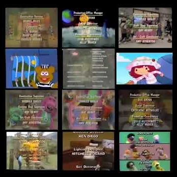 Barney & Sesame Street Remix Credits & All Strawberry Shortcake & Muppet Babies Songs w/JumpStart