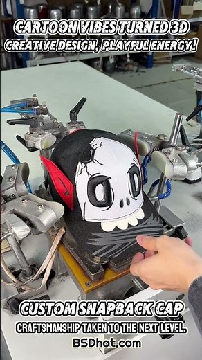 How We Make a 3D Cartoon Hat 👀 | Fun Design Meets Professional Craftsmanship | BSDhat #factory#cap
