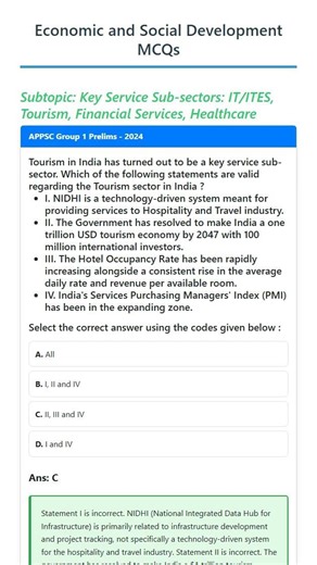 Key Service Sub-sectors: IT/ITES, Tourism, Financial Services, Healthcare