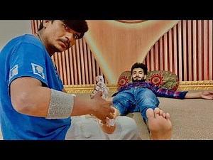 ASMR FEET MASSAGE OR TICKLE SESSION