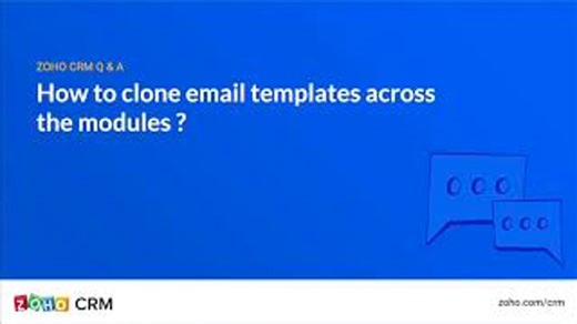 How to clone email templates across the modules?