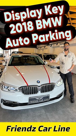 Auto Park Assist Display Key BMW 520d Luxury Line Car For Sale at Friendz Car Line Mohali Chandigarh | carsardar