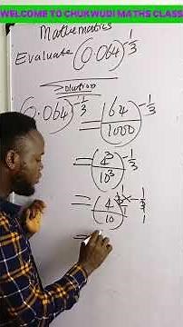 How to solveExponential Equations with a decimal base|| #maths #mathematicstricks