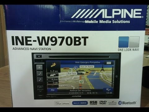 Обзор автомагнитолы Alpine INE-W970BT