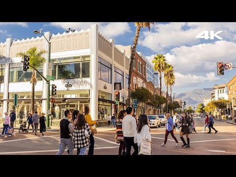 🇺🇸 Downtown Pasadena Walking Tour · 4K HDR