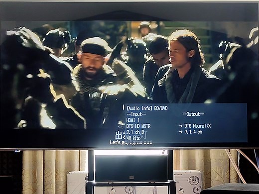 24bit的DTS-HD.MA.7.1就是比16bit强太多了！声压细节动态完全碾压！