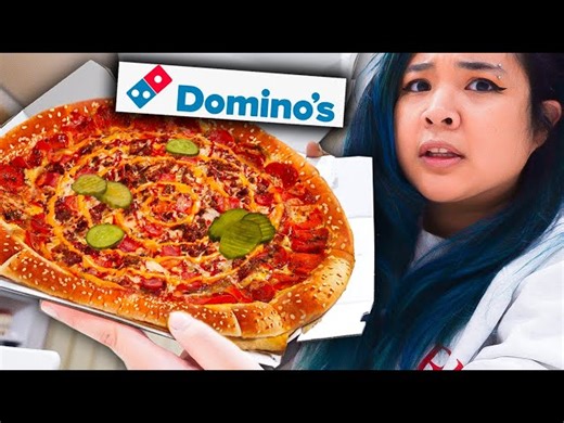 I Tried Domino's Japan's Burger Pizza | Akidearest