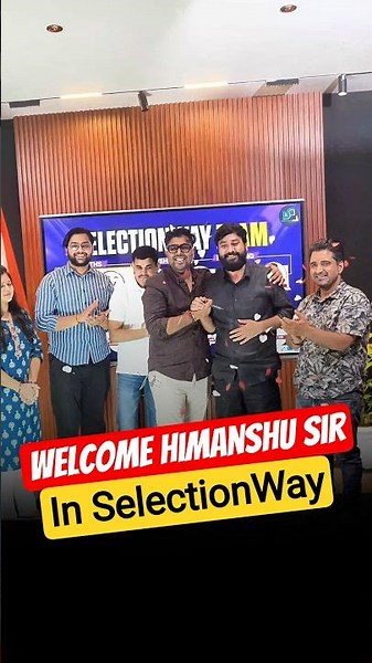 Welcome Himanshu Sir in SelectionWay 🔥 Gagan Pratap Sir 😎=#sscgd #mathsteacher