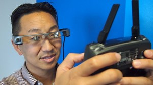 Hands on Epson and DJI's drone Augmented Reality Flight Simulator