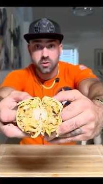 High-Protein Garlic Parm Bacon Crunch Wrap | 45g Protein #highprotein #cooking