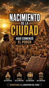Nacimiento de la ciudad | #mesopotamia #historia #nacimientodelaciudad