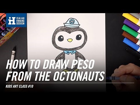 Kids Art Class #10 How to Draw Peso from The Octonauts