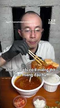 Canh kim chi với 4 miếng thịt, 3 miếng đậu hủ giá tới 120 cành #shorts #yannews