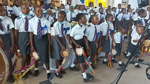 Harare West Junior Timbrels stole the show at Women's Ministries Rally at Highfield Temple. | The Salvation Army Zimbabwe