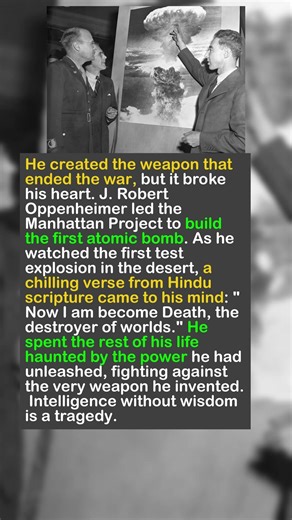 The Man Who Wished He'd Never Succeeded ⚛️ #history #ww2 #nuclear