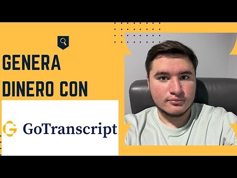 Conoce Gotranscript y aprende a generar ingresos / TRANSCRIBE TEXTOS DESDE CASA