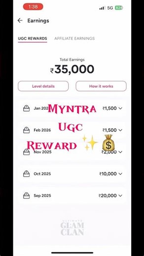 Myntra ugc reward 2026 🤭🧿#short #myntra #myntraaffiliatepartners #creator